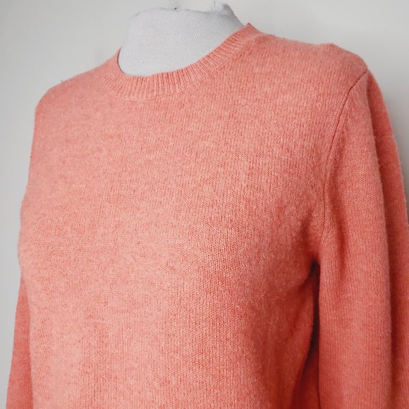 Balenciaga Knits Sweater Wool Cable Knit Fisherman Fall Winter Coral Pink 42 - Picture 5 of 14